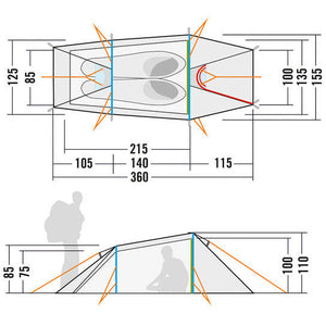 Narvik 2-Personen-Zelt - Auf und Davon | Outdoor Equipment