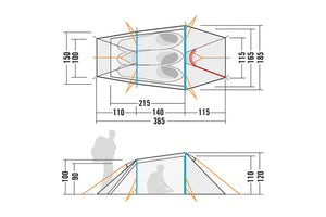 Narvik 3-Personen-Zelt - Auf und Davon | Outdoor Equipment