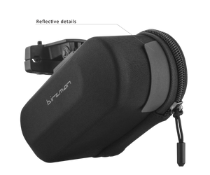 Birzman Saddle rail mounts + bag black Satteltasche Seitenöffnung Auf und Davon Outdoor Equipment