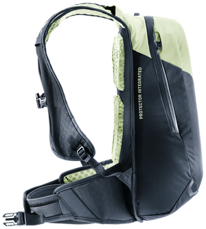 deuter Hiline 8 | Fahrradrucksack phosphor-black MTB Rucksack mit Protektor Auf und Davon Outdoor Equipment