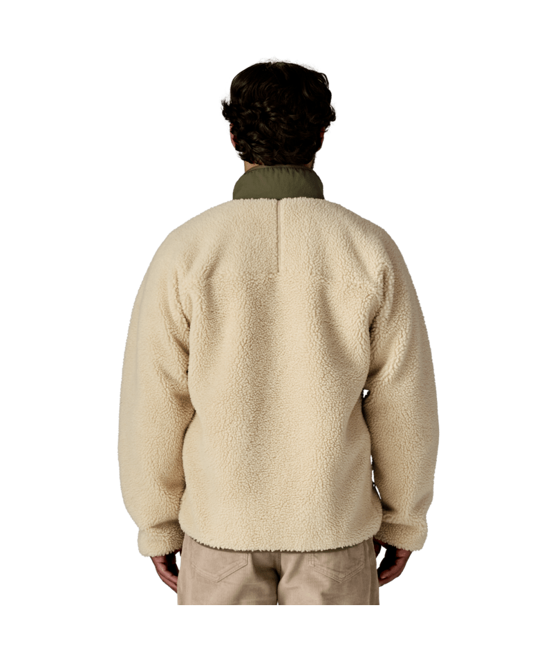 Patagonia Men's Classic Retro-X Fleece Jacket | Übergangsjacke dark natural w/basin green Fleecejacke Herren Auf und Davon Outdoor Equipment