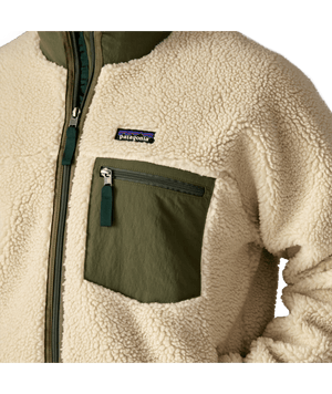 Patagonia Men's Classic Retro-X Fleece Jacket | Übergangsjacke dark natural w/basin green Fleecejacke Herren Auf und Davon Outdoor Equipment