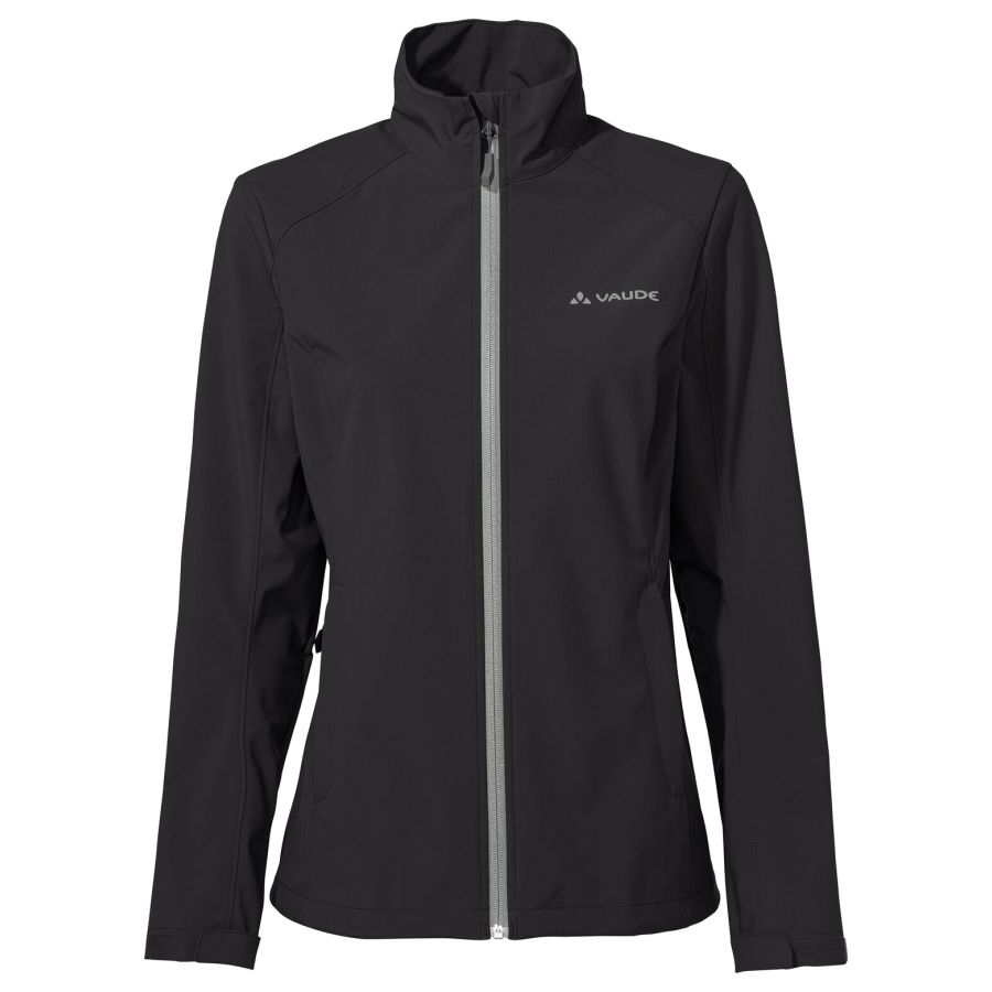 vaude Women's Hurricane Jacket IV black uni Softshell Jacke Auf und Davon Outdoor Equipment