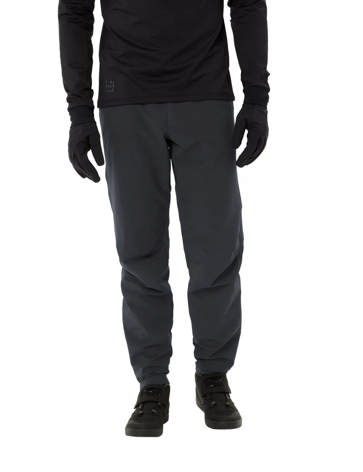 vaude Men's Qimsa Light Softshell Pants II | Fahrradhose black windabweisend wasserabweisend Auf und Davon Outdoor Equipment