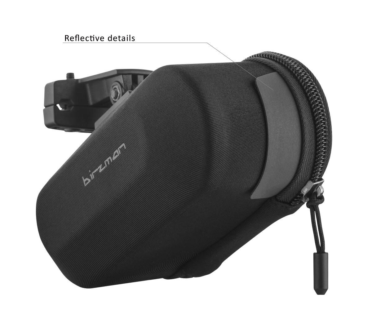 Birzman Saddle rail mounts + bag black Satteltasche Seitenöffnung Auf und Davon Outdoor Equipment