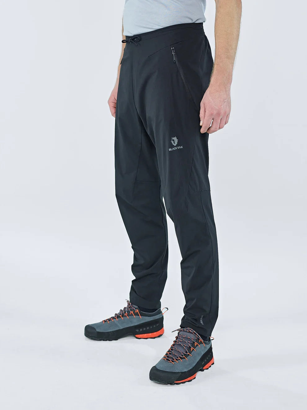 Blackyak Herren Abigar Light Outdoor Pants | Outdoorhose black beauty Berghose Funktionshose Auf und Davon Outdoor Equipment
