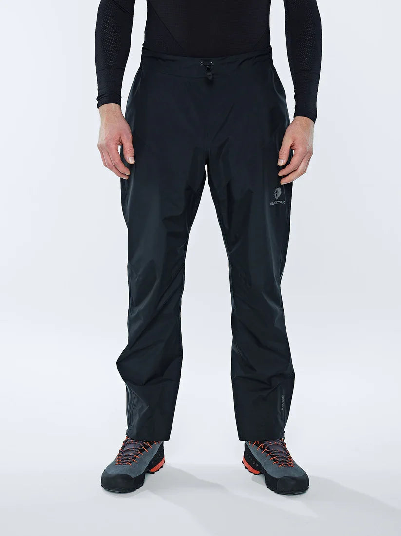 Blackyak Herren Lunag Gore-Tex 3L | Hardshellhose black beauty wasserdichte Hose Recco Auf und Davon Outdoor Equipment