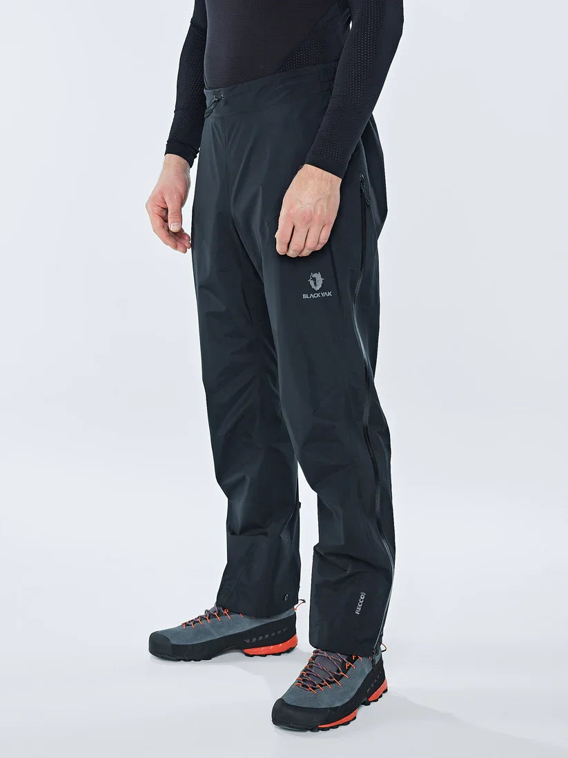 Blackyak Herren Lunag Gore-Tex 3L | Hardshellhose black beauty wasserdichte Hose Recco Auf und Davon Outdoor Equipment