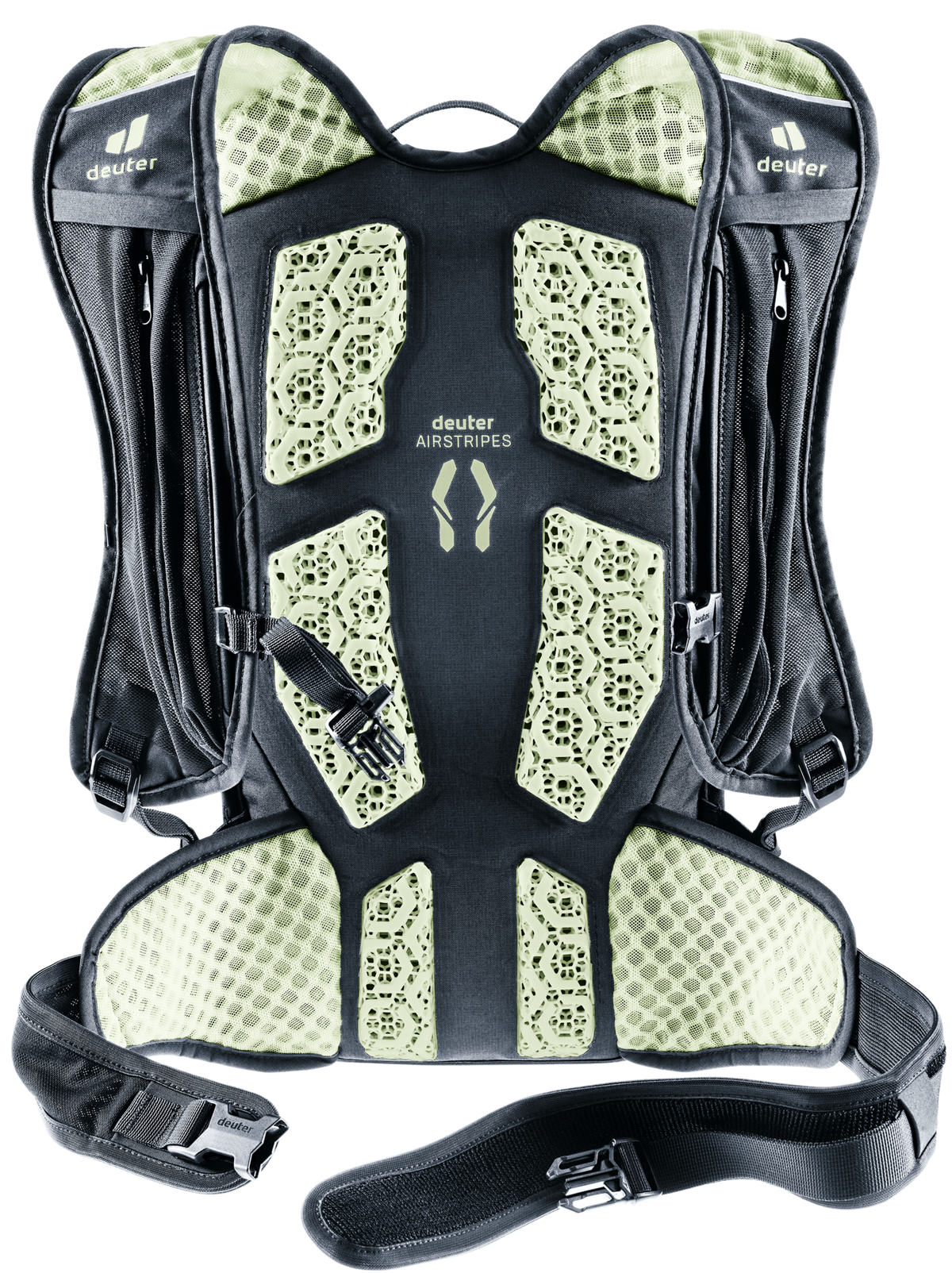 deuter Hiline 8 | Fahrradrucksack phosphor-black MTB Rucksack mit Protektor Auf und Davon Outdoor Equipment