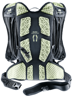 deuter Hiline 8 | Fahrradrucksack phosphor-black MTB Rucksack mit Protektor Auf und Davon Outdoor Equipment