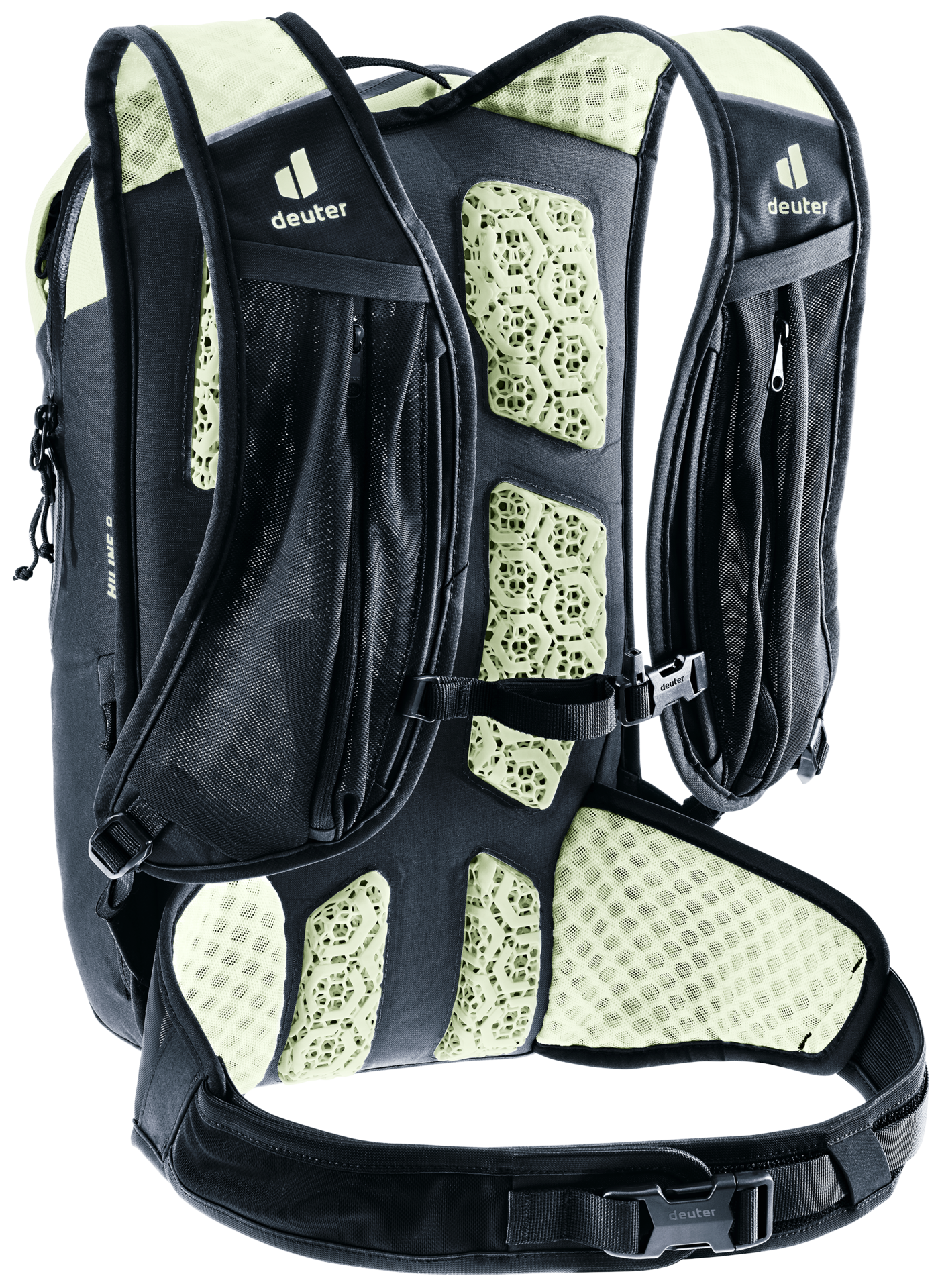 deuter Hiline 8 | Fahrradrucksack phosphor-black MTB Rucksack mit Protektor Auf und Davon Outdoor Equipment