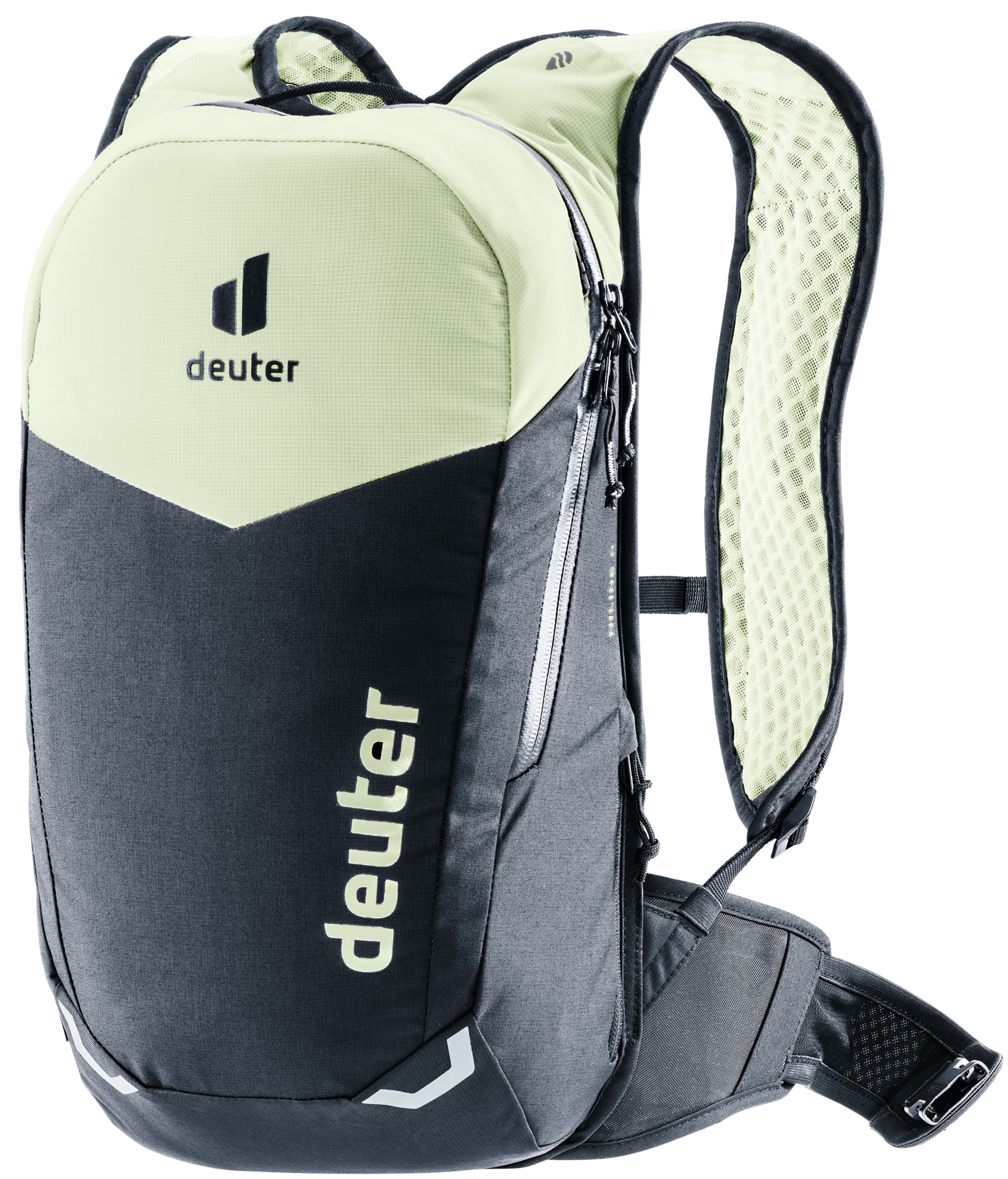 deuter Hiline 8 | Fahrradrucksack phosphor-black MTB Rucksack mit Protektor Auf und Davon Outdoor Equipment