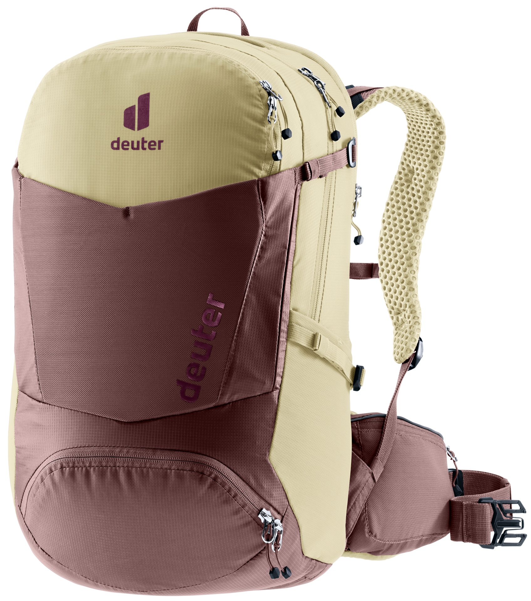 deuter Trans Alpine Pro 26 SL Fahrradrucksack ashrose-destert Auf und Davon Outdoor Equipment