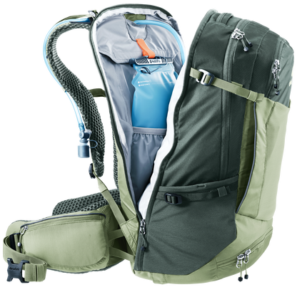 deuter Trans Alpine Pro 28 Fahrradrucksack grove-ivy MTB Rucksack Auf und Davon Outdoor Equipment