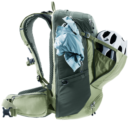 deuter Trans Alpine Pro 28 Fahrradrucksack grove-ivy MTB Rucksack Auf und Davon Outdoor Equipment