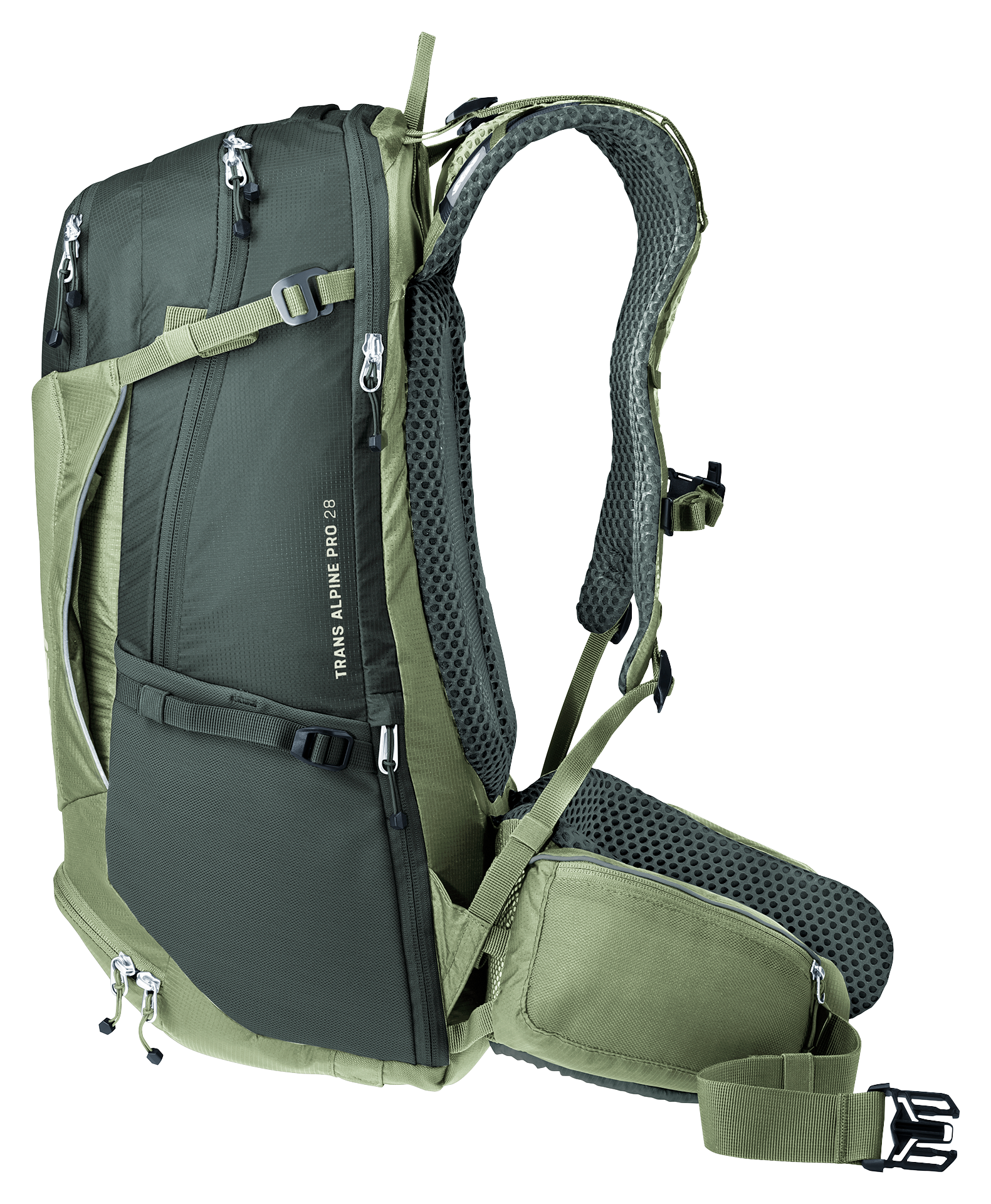 deuter Trans Alpine Pro 28 Fahrradrucksack grove-ivy MTB Rucksack Auf und Davon Outdoor Equipment