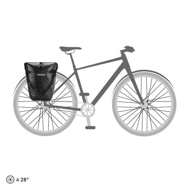 Ortlieb Back-Roller Free Single QL2.1 20L schwarz Fahrradtasche Auf und Davon Outdoor Equipment