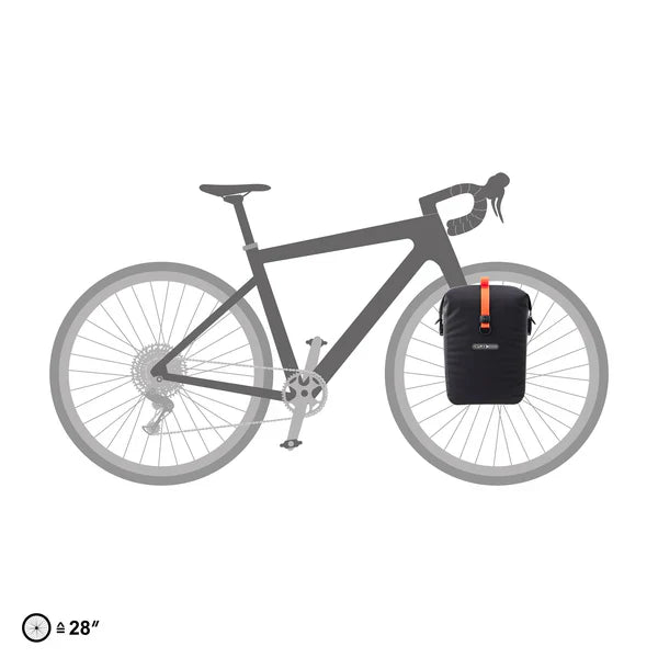 ortlieb Gravel-Pack Single QL3.1 14,5L Fahrradtasche black matt Auf und Davon Outdoor Equipment
