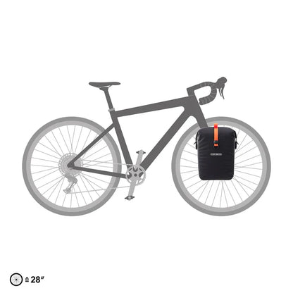 ortlieb Gravel-Pack Single QL3.1 14,5L Fahrradtasche black matt Auf und Davon Outdoor Equipment