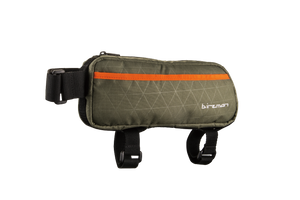 Birzman Packman travel top tube pack olive orange Oberrohrtasche 0,8 L Auf und Davon Outdoor Equipment