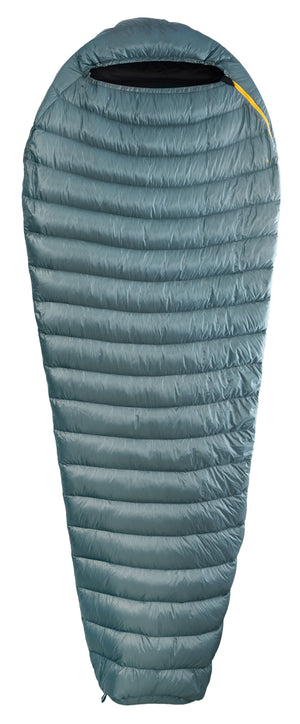 warmpeace Scale 200 180cm | Schlafsack foggy blue/black Sommerschlafsack Daunenschlafsack Mumienschlafsack Daune Auf und Davon Outdoor Equipment